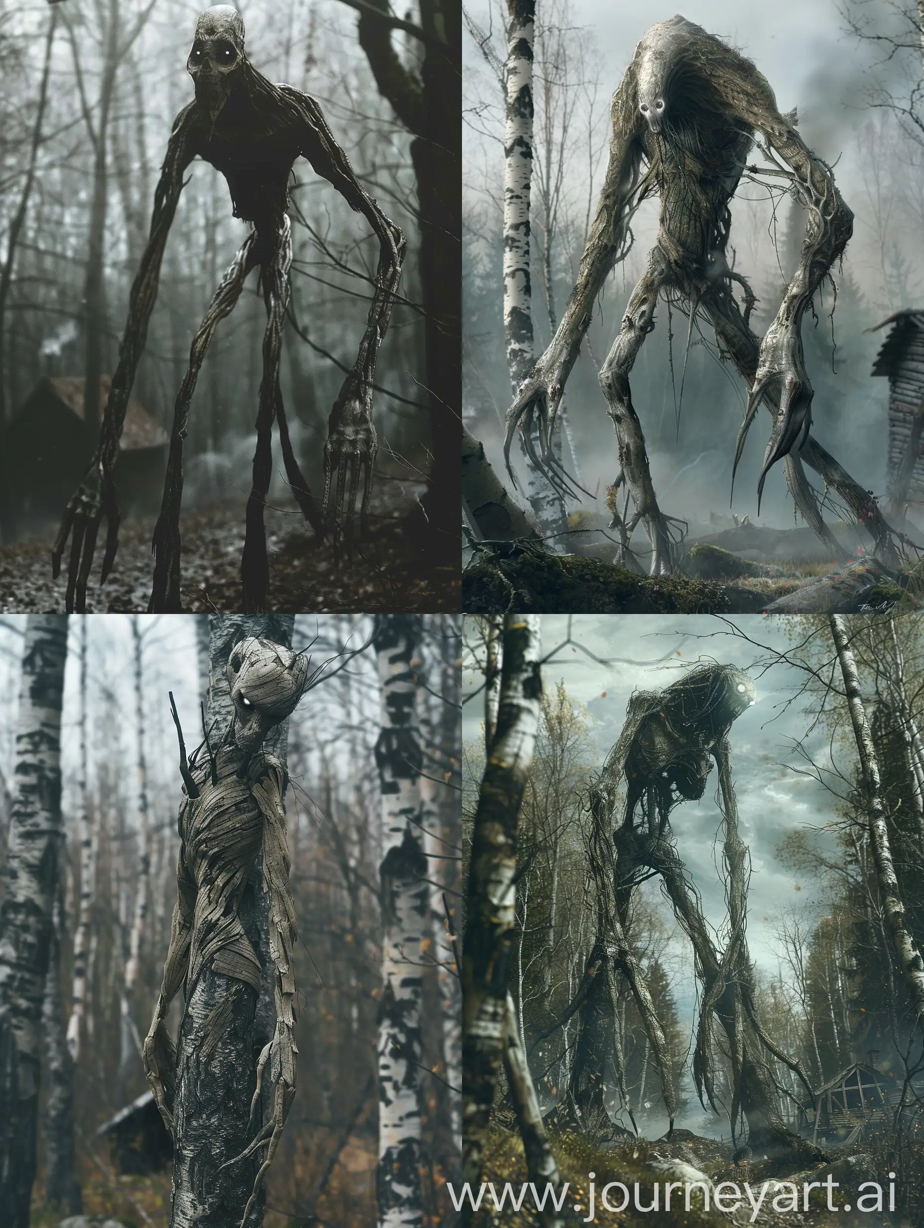 Majestic-Mythological-Creature-in-Birch-Forest