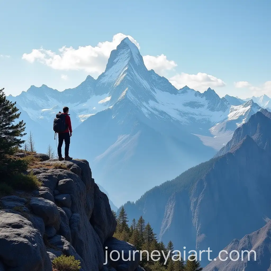 Nepali-ClAI-Image-Prompt-Expansionimber-Reaching-Summit-of-Majestic-Mountain