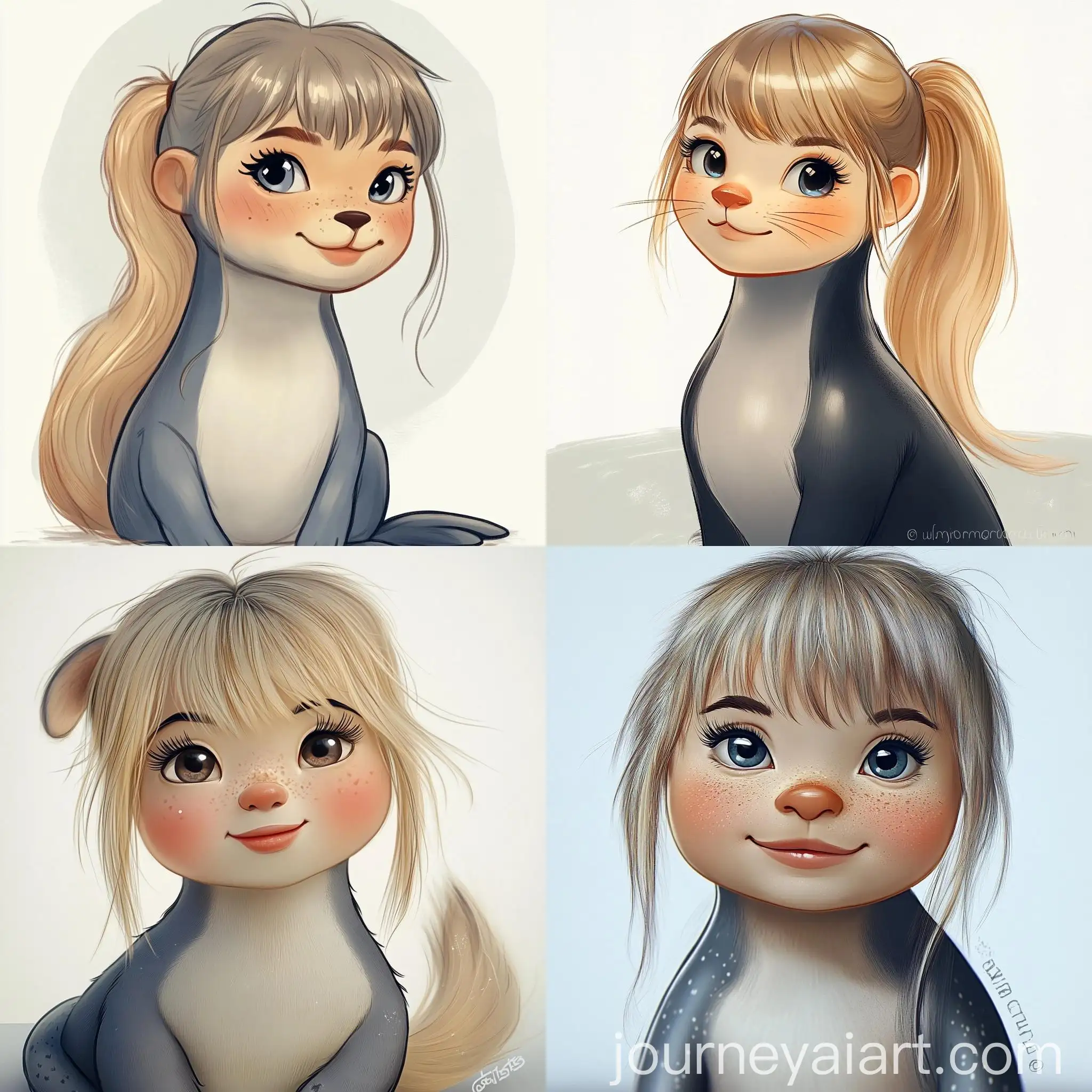 Feminine-Portrait-with-Long-Eyelashes-and-Blonde-Hair-in-Ponytail