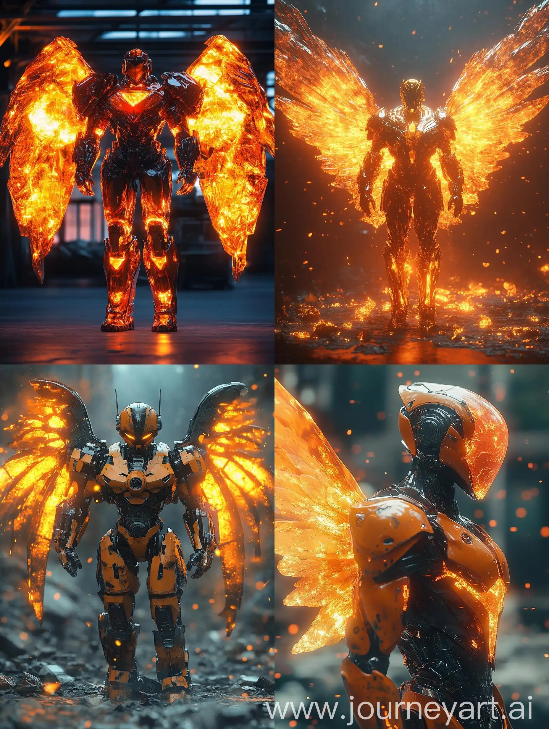 Robot-in-Bright-Hot-Magma-Armored-Suit-with-Tourmaline-Wings