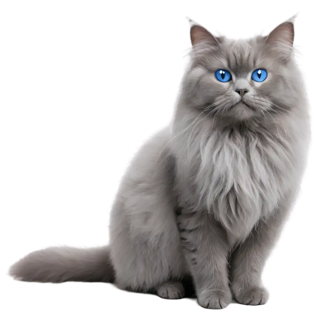 Stunning-Fluffy-Blue-Cat-PNG-Image-for-HighQuality-Visual-Appeal