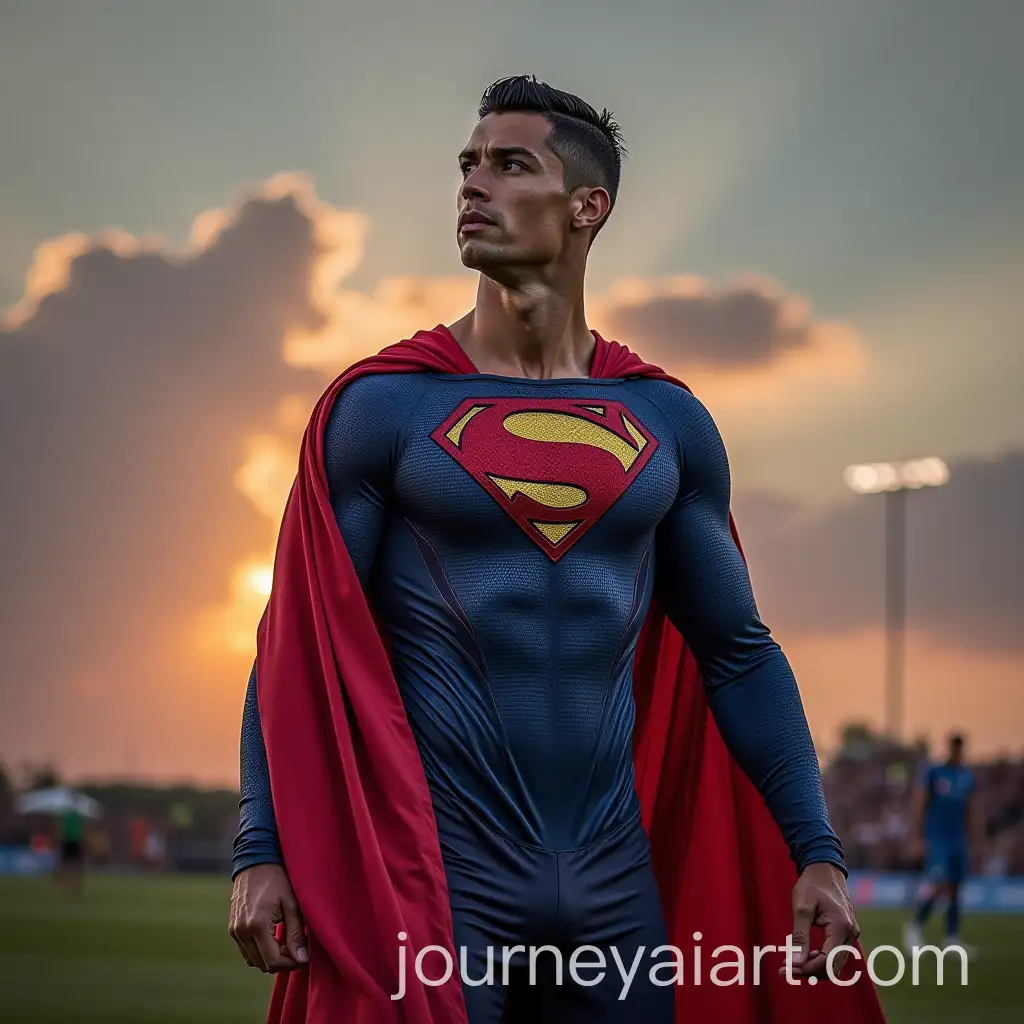 Cristiano-Ronaldo-Transformed-into-Superman