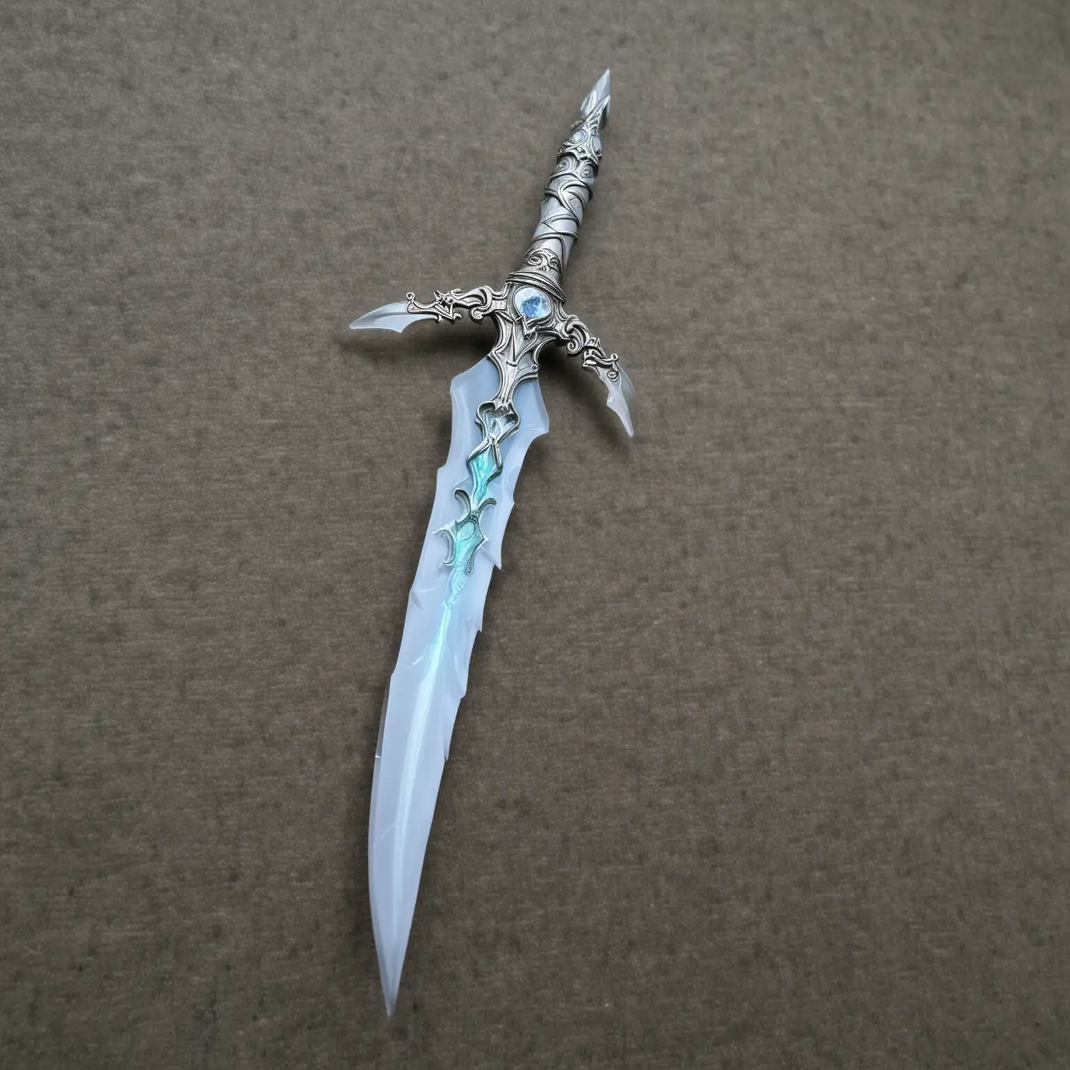 Elven Daggers with Iridescent Cloudy Glass Blades