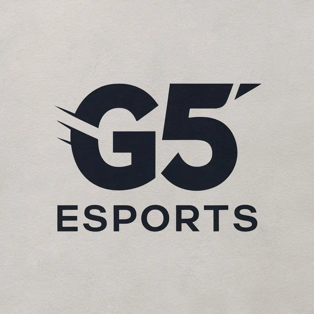 LOGO Design For G5 Esports Speed Symbol for Sports Fitness Industry