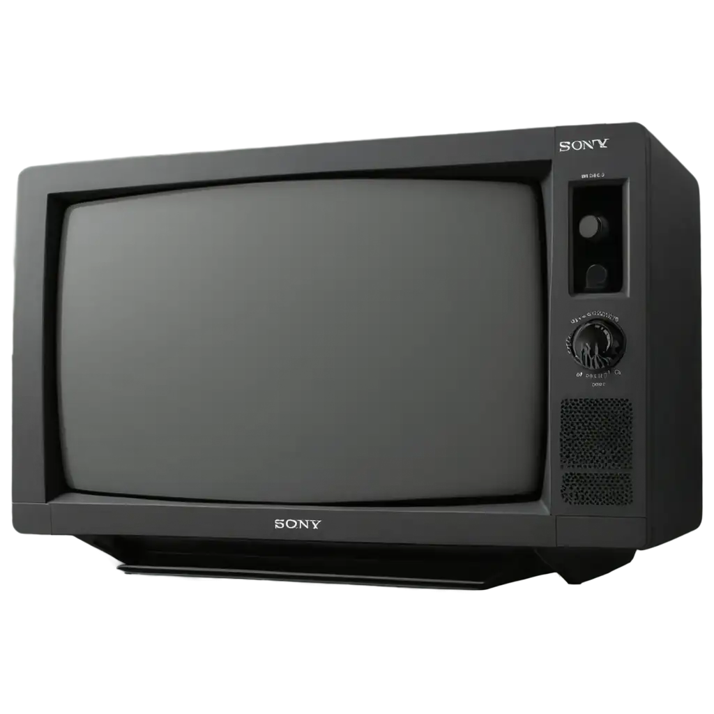 Modern-Sony-CRT-Television-PNG-Image-for-Creative-Use-HighQuality-Versatile-Design