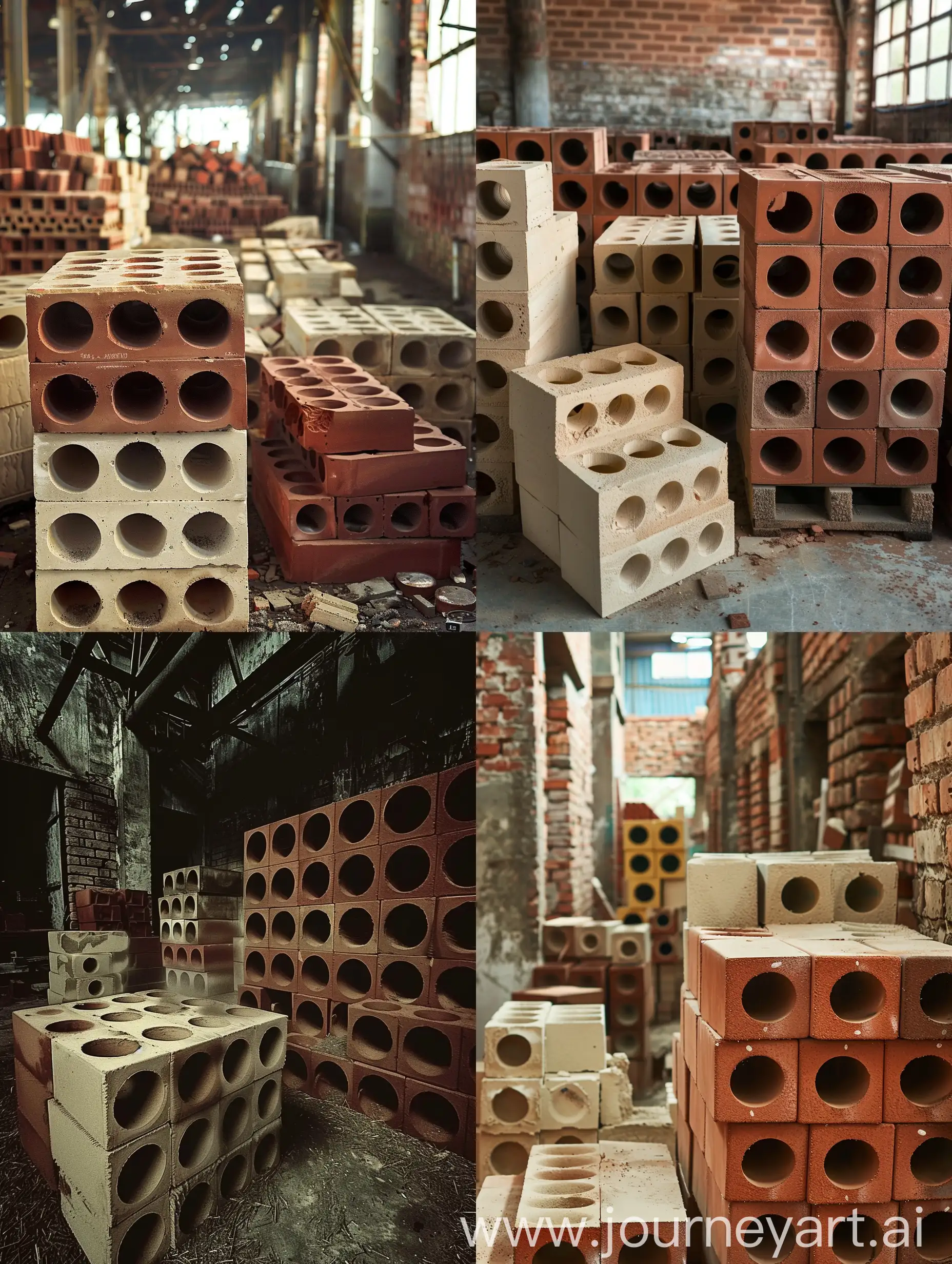 Brick-Factory-with-Stacks-of-Bricks-Industrial-Manufacturing-Scene