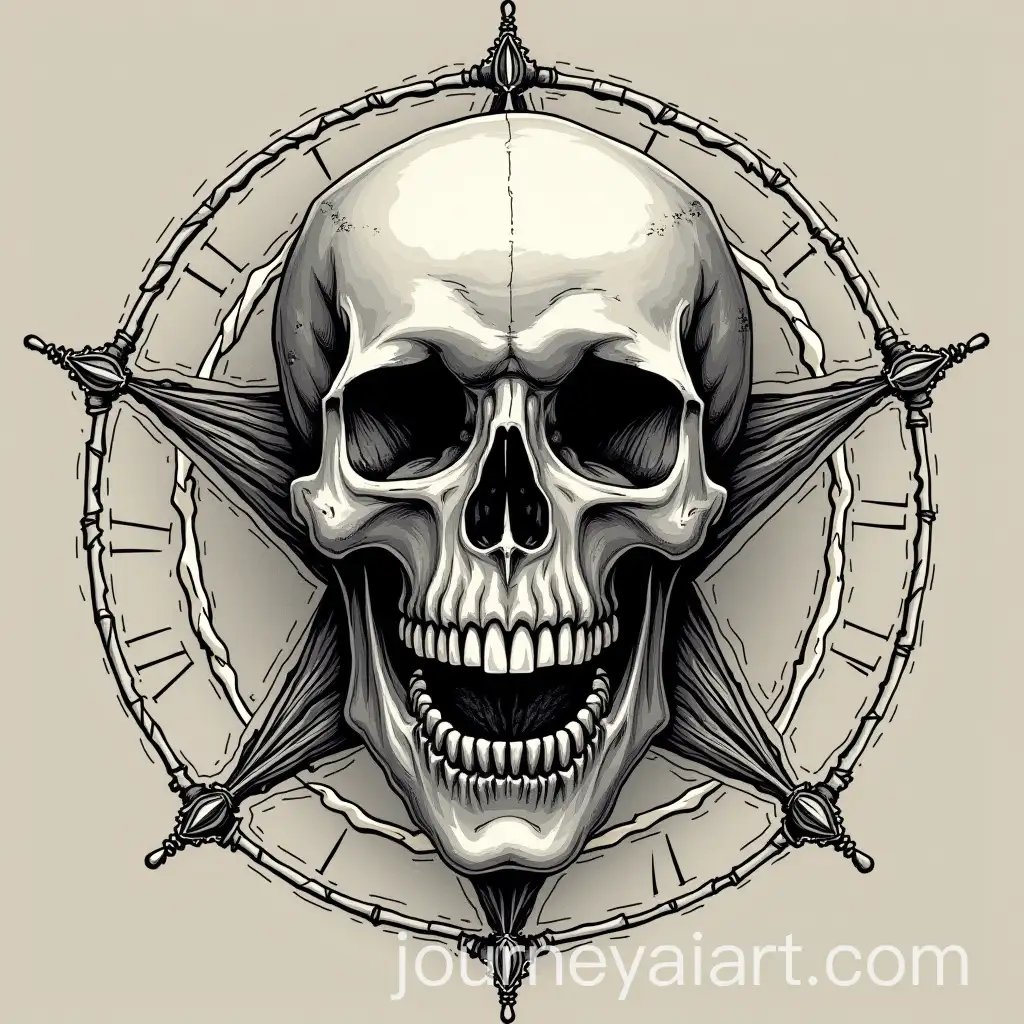 Vampire-Skull-with-PentAI-Art-Prompt-Expansionagram-Design-in-Dark-Gothic-Style