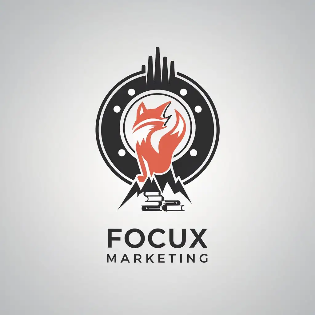 LOGO Design for Focux Marketing Vector Design with Clear Background