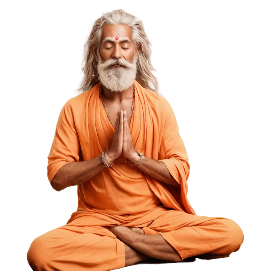 Serene-and-Wise-Sadhu-Baba-PNG-Image-Meditative-Pose-with-Spiritual-Aura