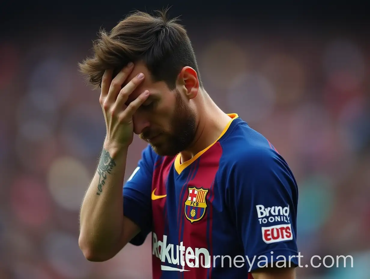 Sad-Messi-in-Contemplation-on-the-Field