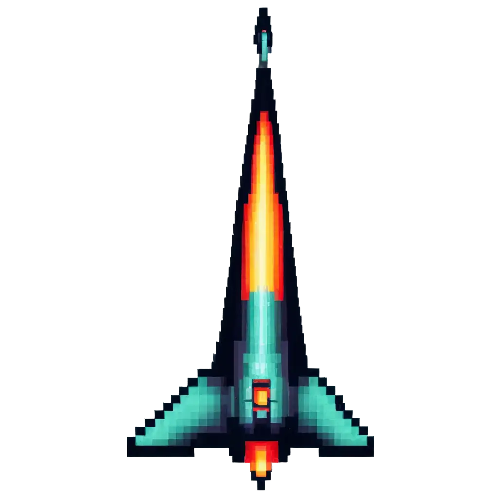 Pixelated-Space-Ship-PNG-in-Galaga-Arcade-Shooter-Style-Retro-Gaming-Art-for-Modern-Projects