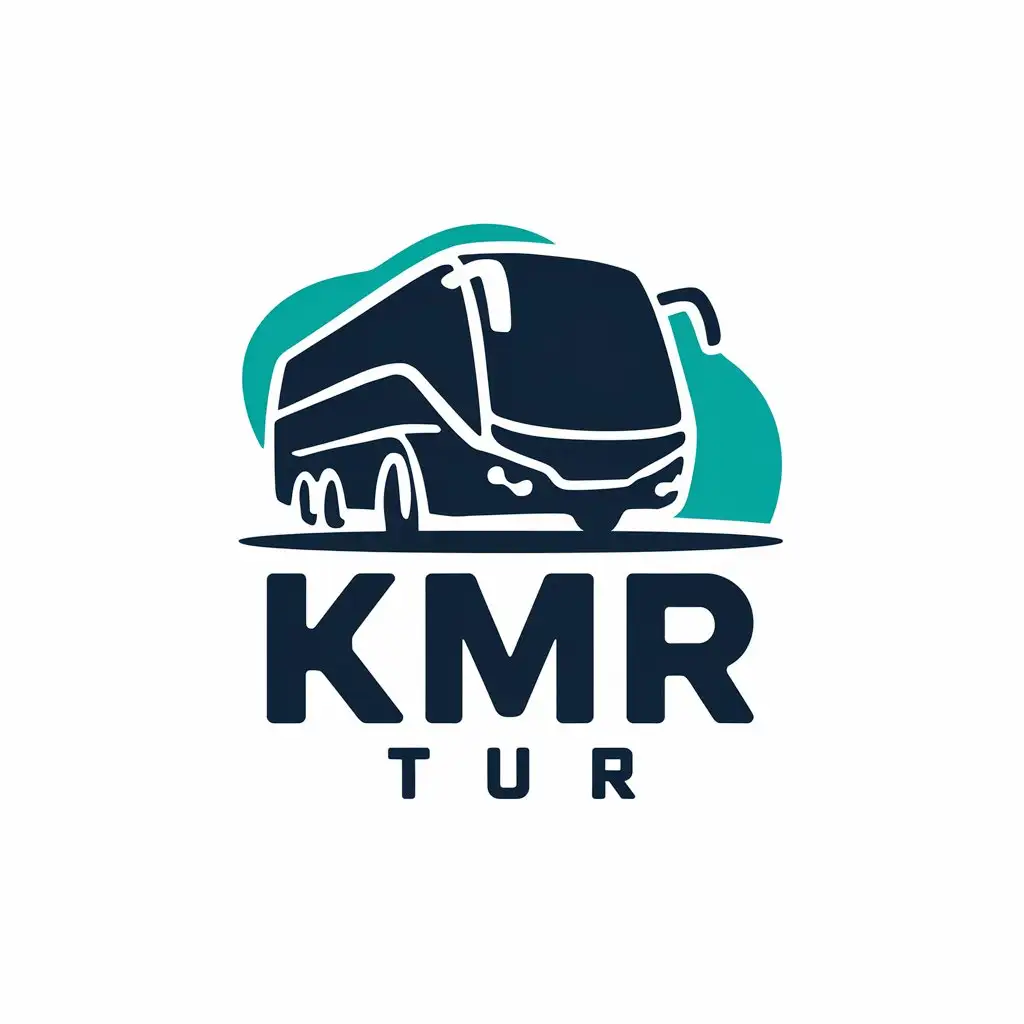 LOGO-Design-for-KMR-TUR-Vector-Design-with-Coach-Transport-Theme