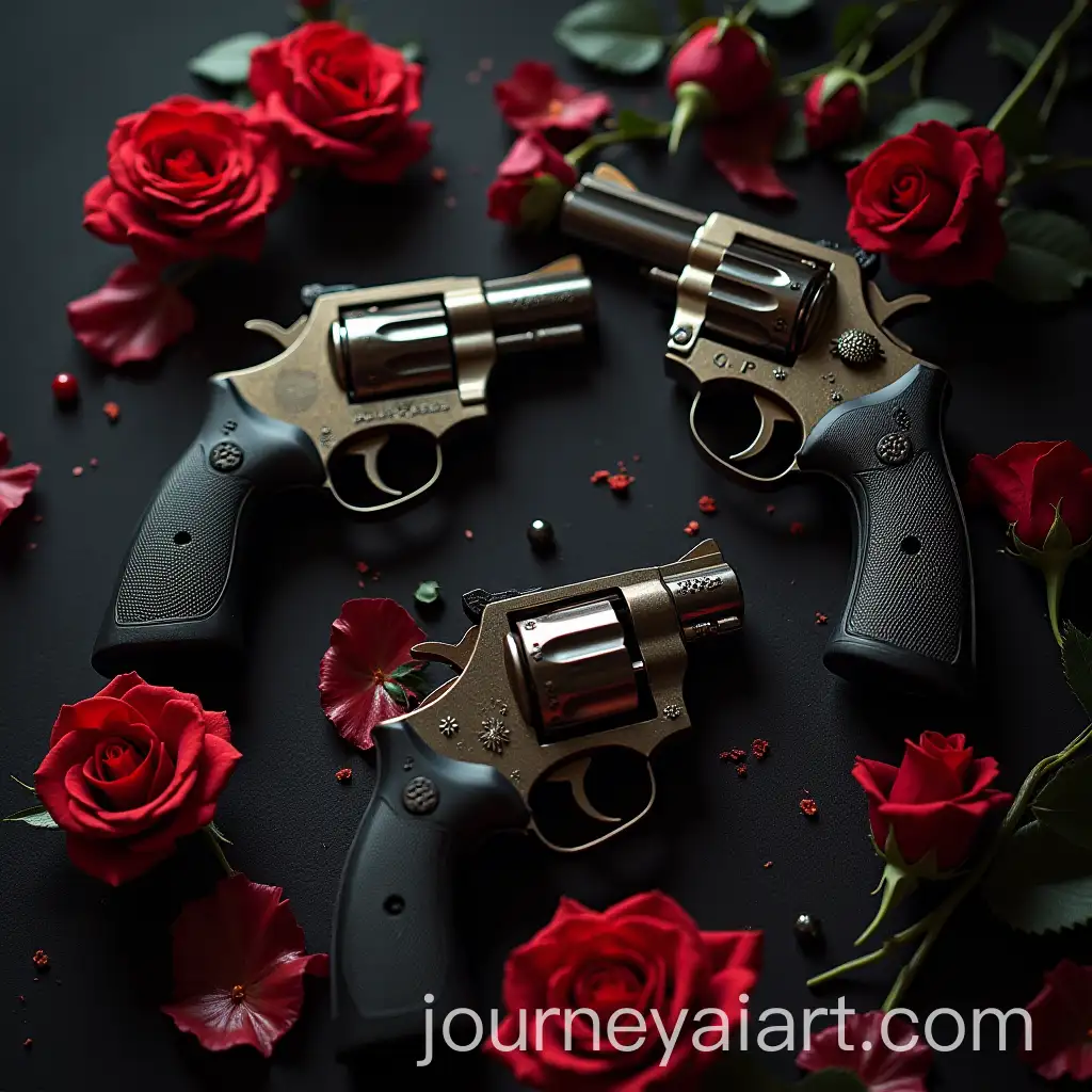 Dark-Tower-with-Revolvers-and-Roses-Artwork
