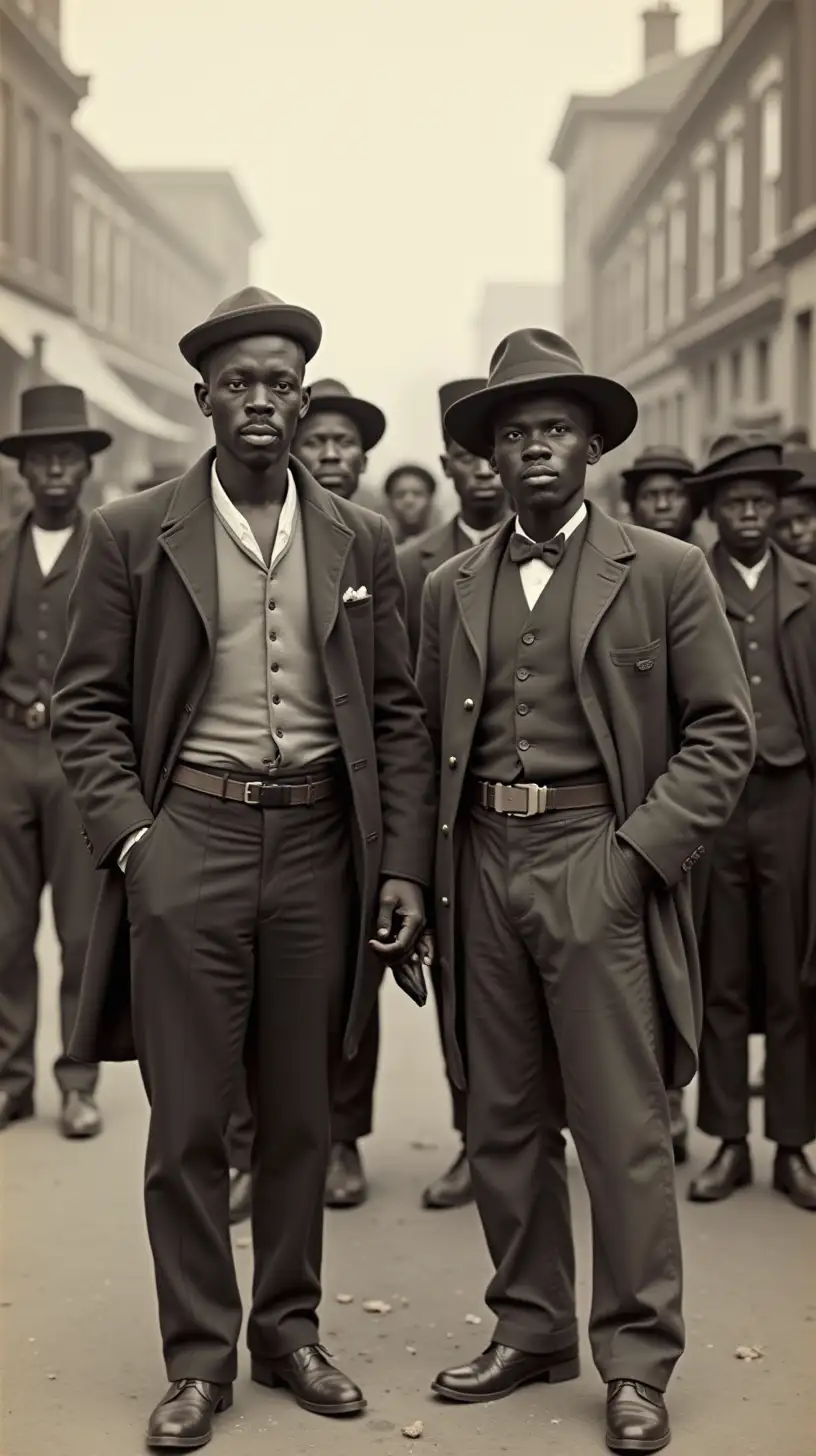 everyday black people in town in the 1850s