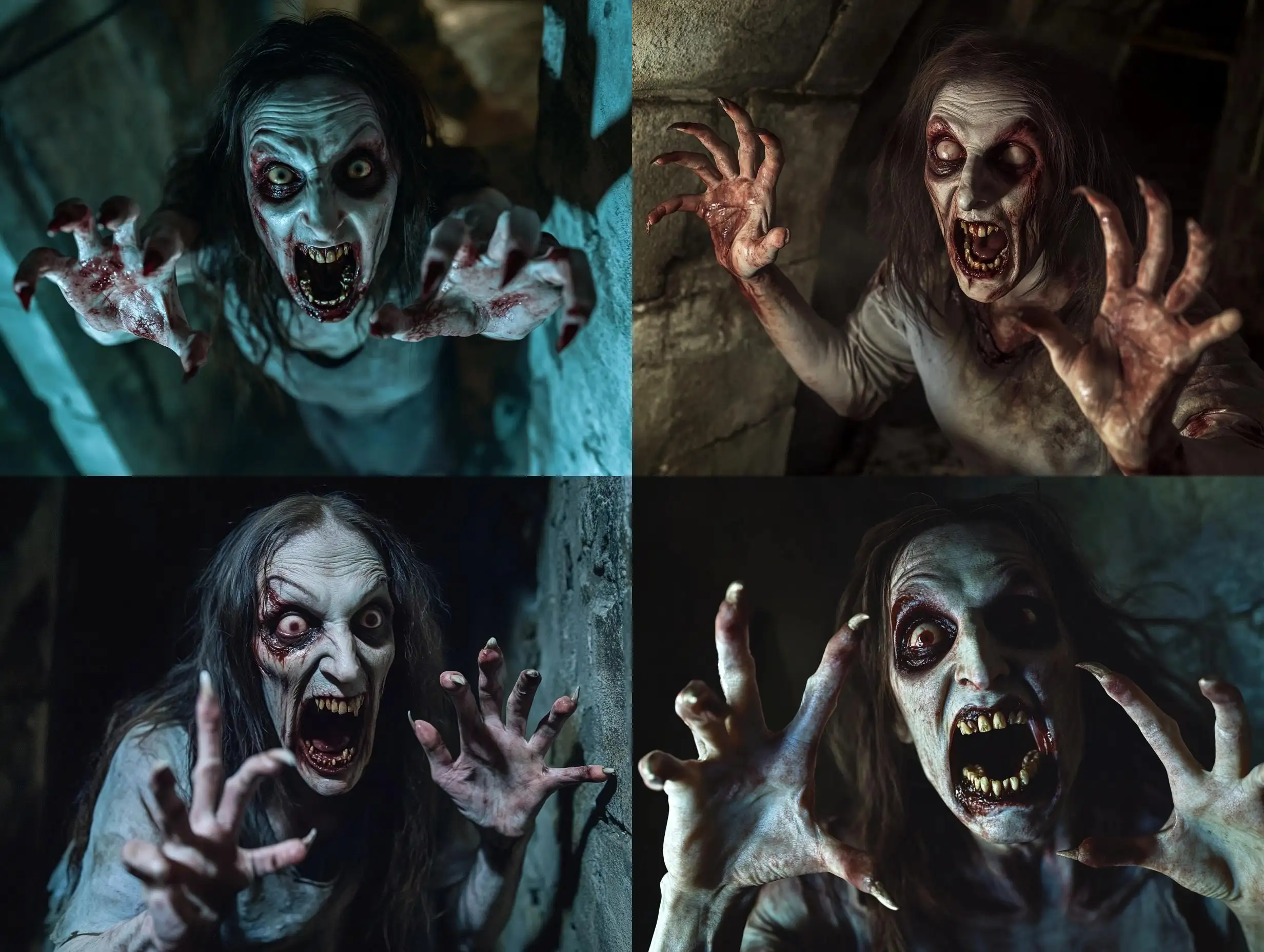 Terrifying-Zombie-Woman-Attack-in-Old-Crypt