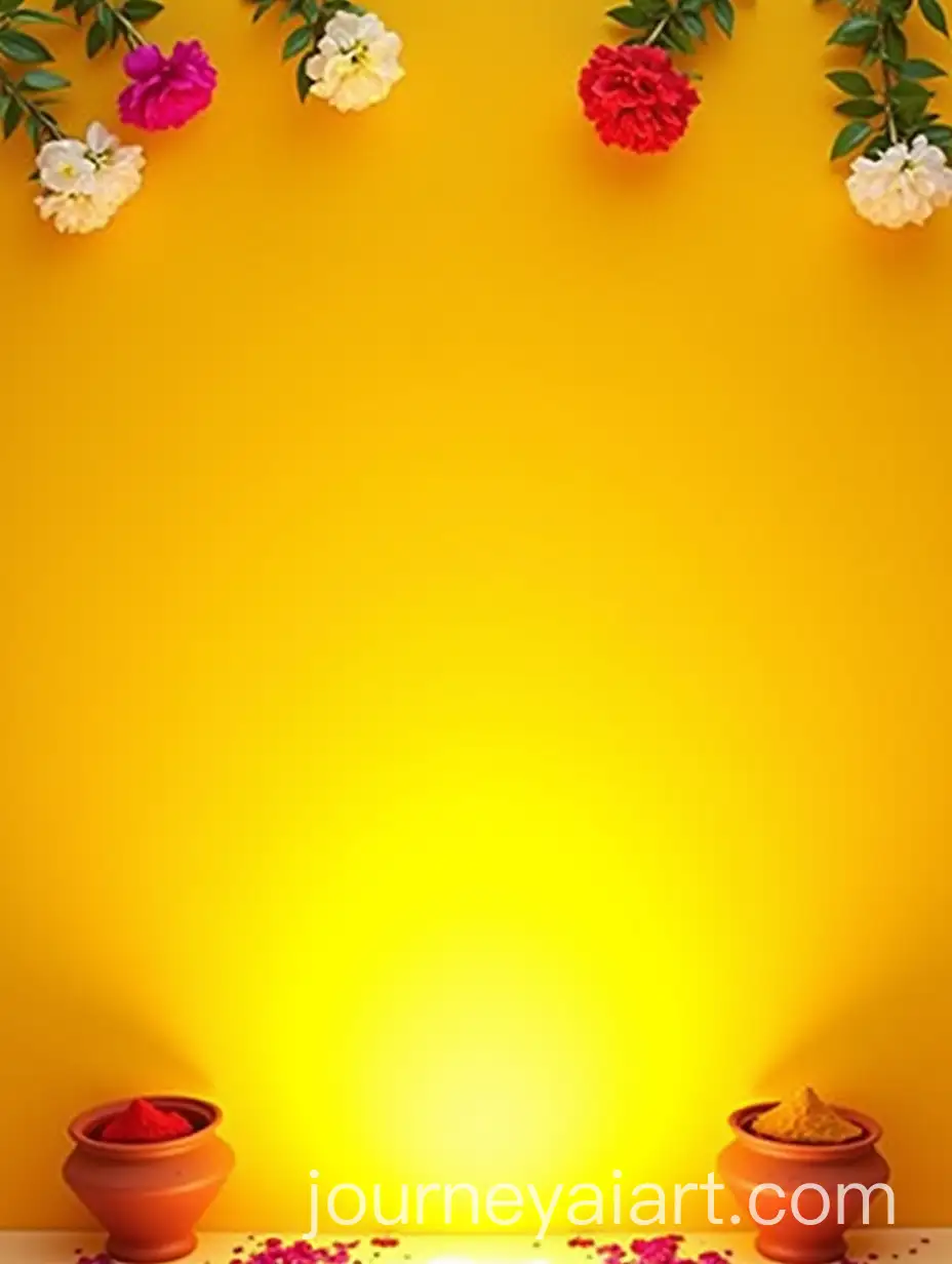 Elegant-Indian-Haldi-Function-Backdrop-with-Floral-Accents-and-Minimalist-Design