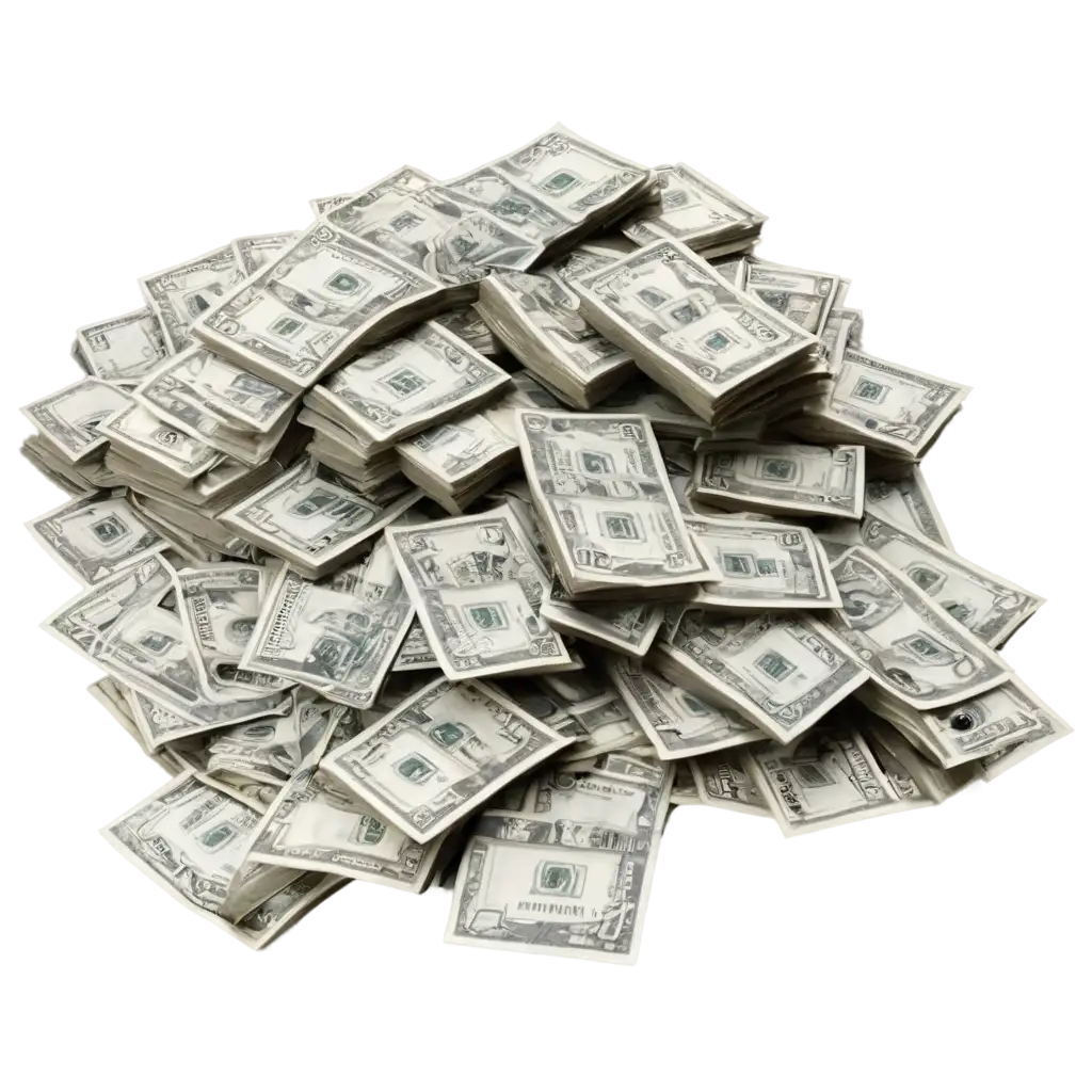 HighQuality-PNG-Image-of-a-Pile-of-Money-Enhance-Your-Visual-Content-with-Clarity-and-Detail