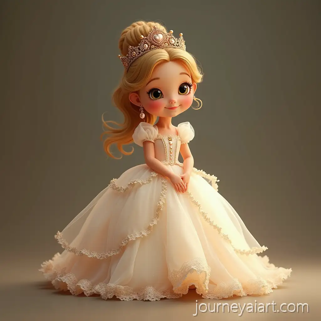 Cute-Small-Princess-in-Elegant-Dress-in-Fantasy-Setting