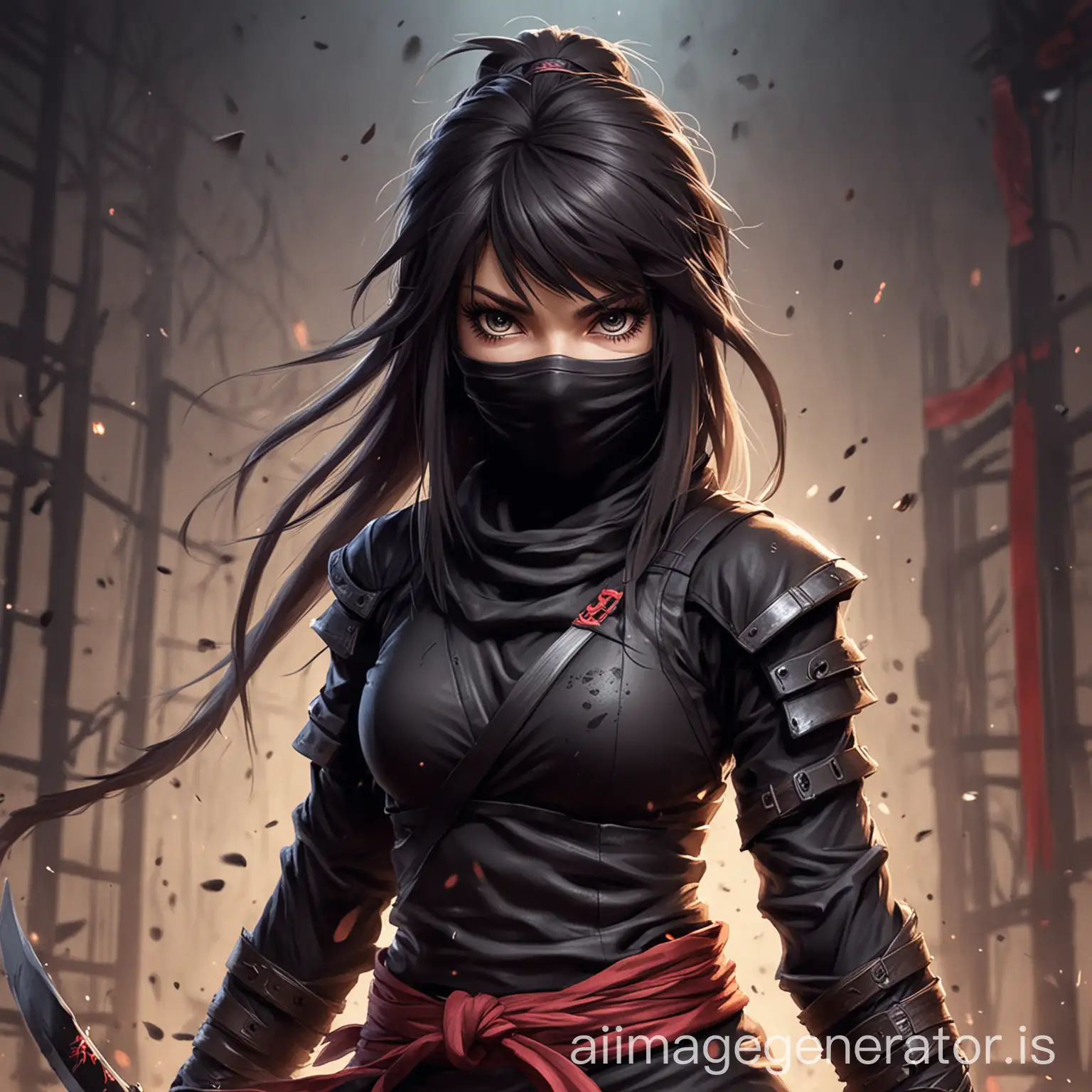 Ninja-Girl-in-a-Video-Game-Adventure