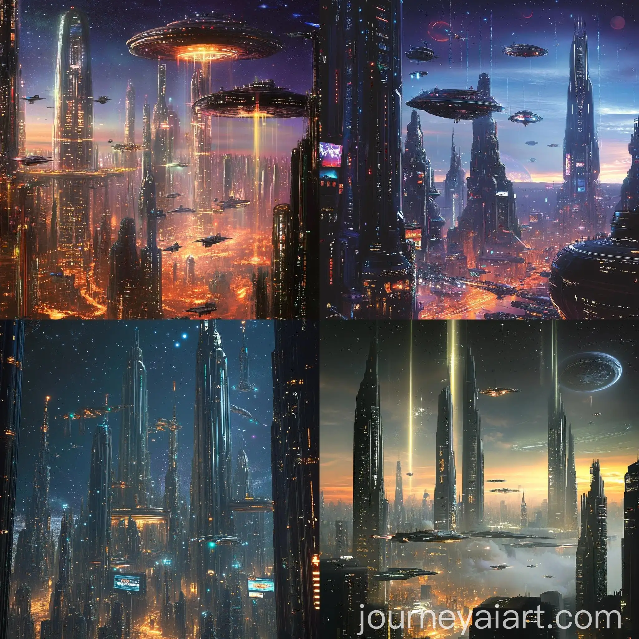 Futuristic-Space-Cities-with-Advanced-Technology-and-Interstellar-Travel