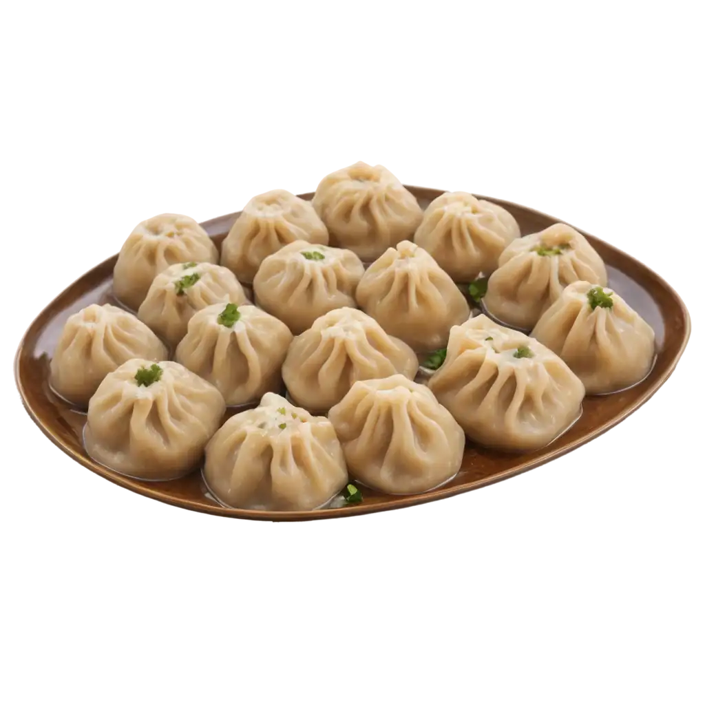 Momos-Plate-PNG-HighQuality-Image-for-Delicious-Visual-Appeal