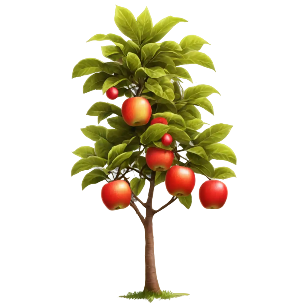 HighQuality-PNG-Image-of-Apple-and-Its-Tree-for-Versatile-Use