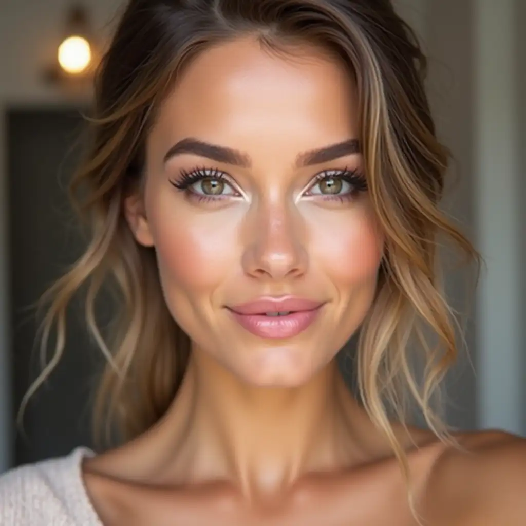 Woman-with-Flawless-Makeup-in-Studio-Lighting