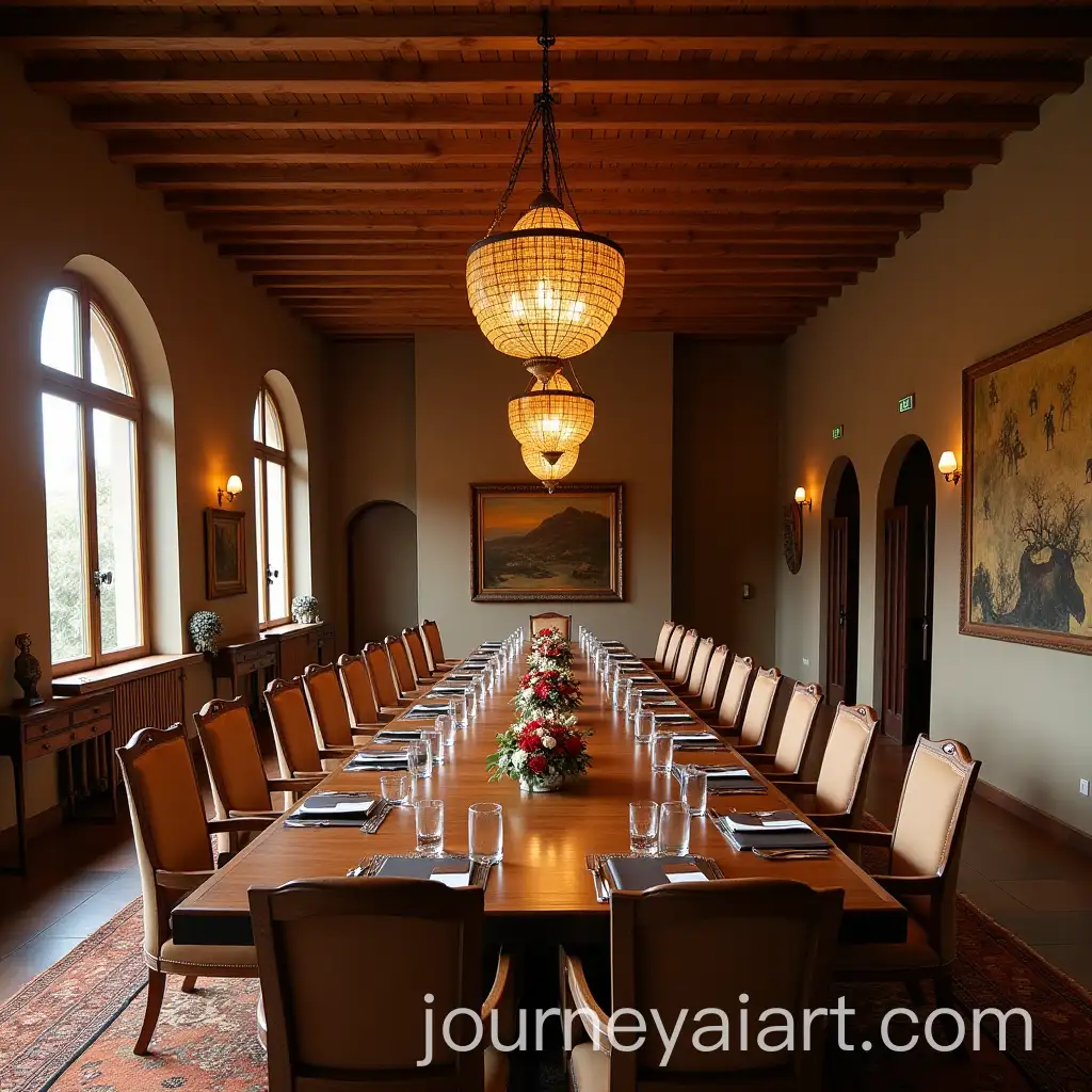 African-Interior-Conference-Room-with-Artistic-Composition