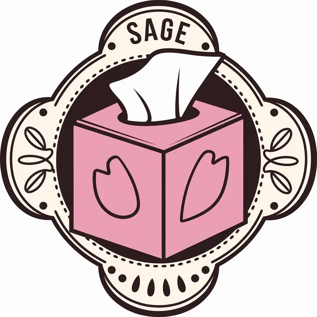 LOGO-Design-for-Sage-Pink-Tissue-Box-Symbol-with-Clean-Aesthetics-for-Others-Industry