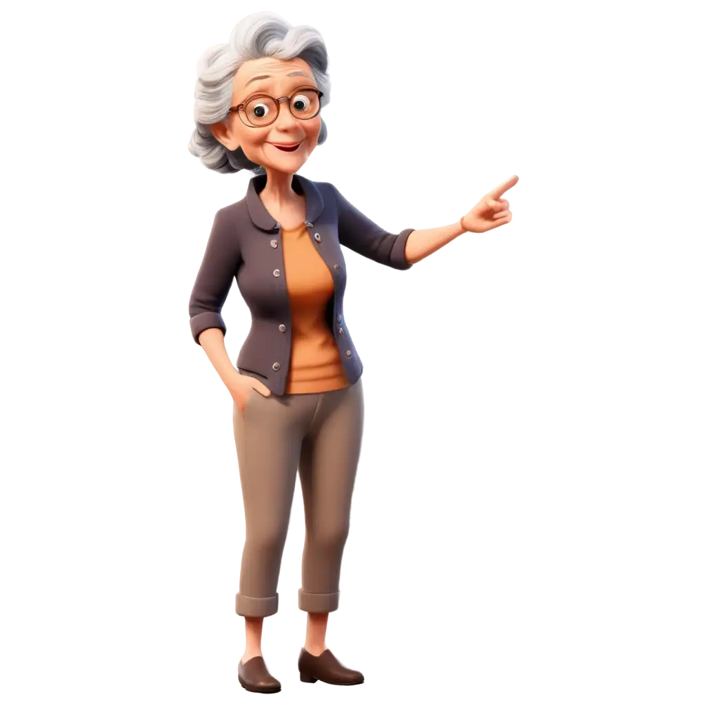 Cartoon-Character-of-Old-Lady-Animated-PNG-HighQuality-Transparent-Image-for-Creative-Projects