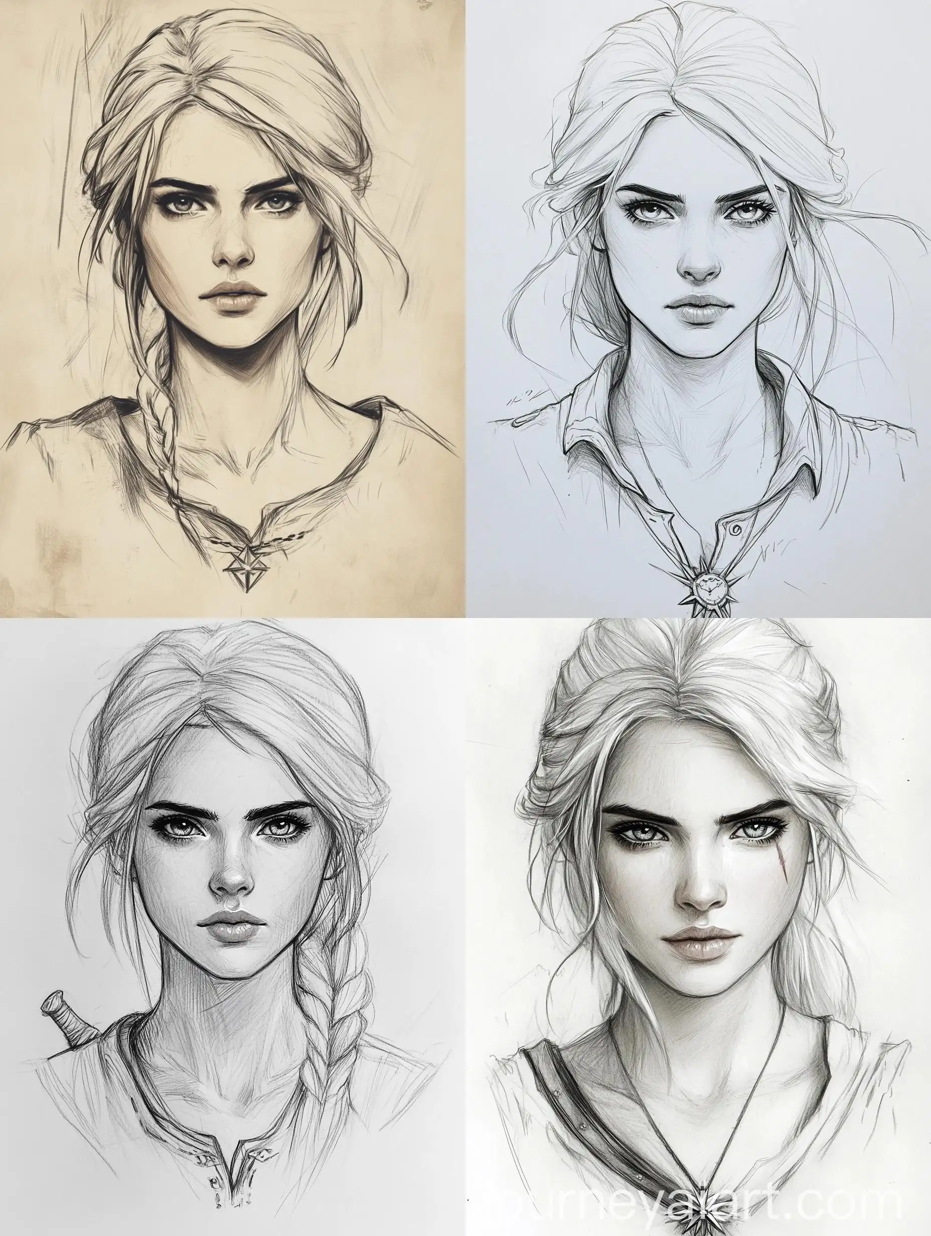 Ciri-from-The-Witcher-3-Game-Sketch-Artwork