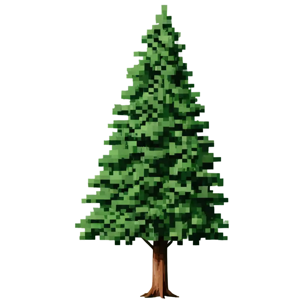 2D-8Bit-Pixel-Tree-PNG-Image-Retro-Charm-for-Digital-Projects