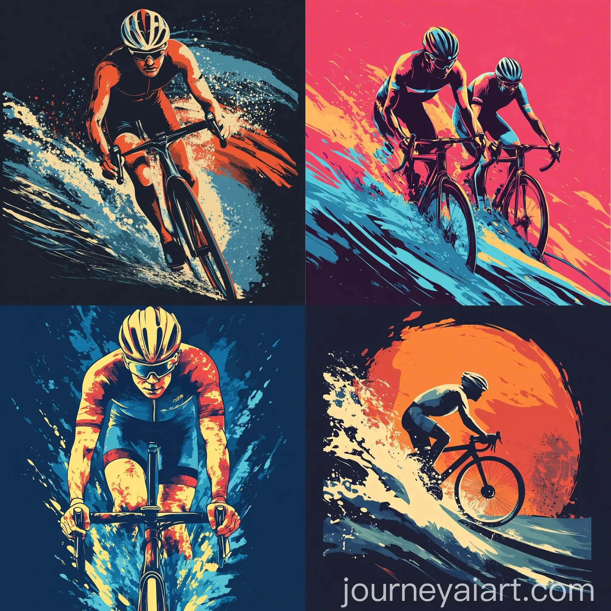 Triathlon-Athlete-Training-in-Urban-Environment