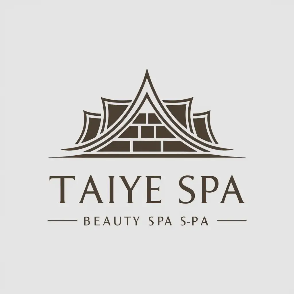 LOGO-Design-for-Taiye-SPA-Minimalistic-Thai-Roof-Tiles-Symbol