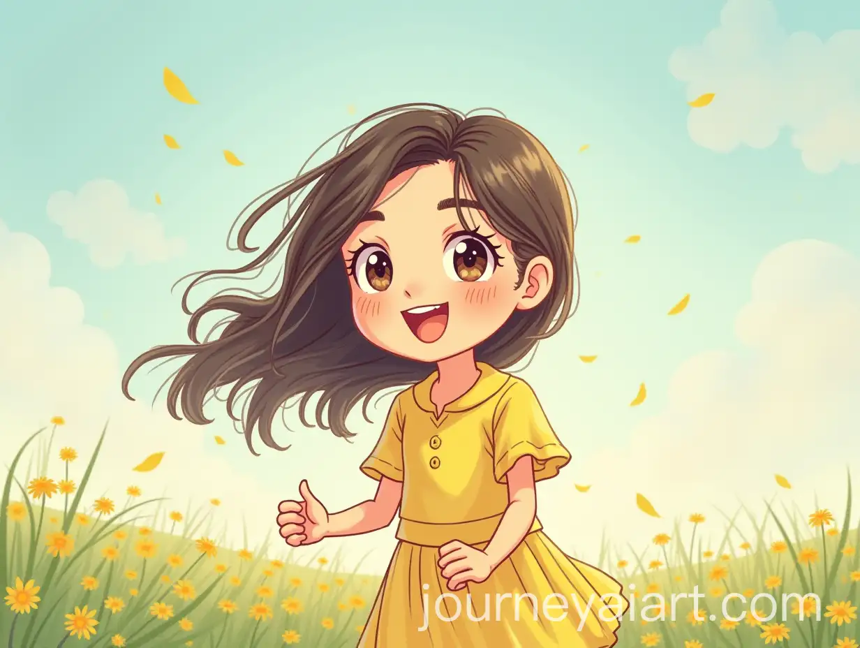 12YearOld-Girl-in-a-Magical-World-with-Croquis-Book-and-Courageous-Aura