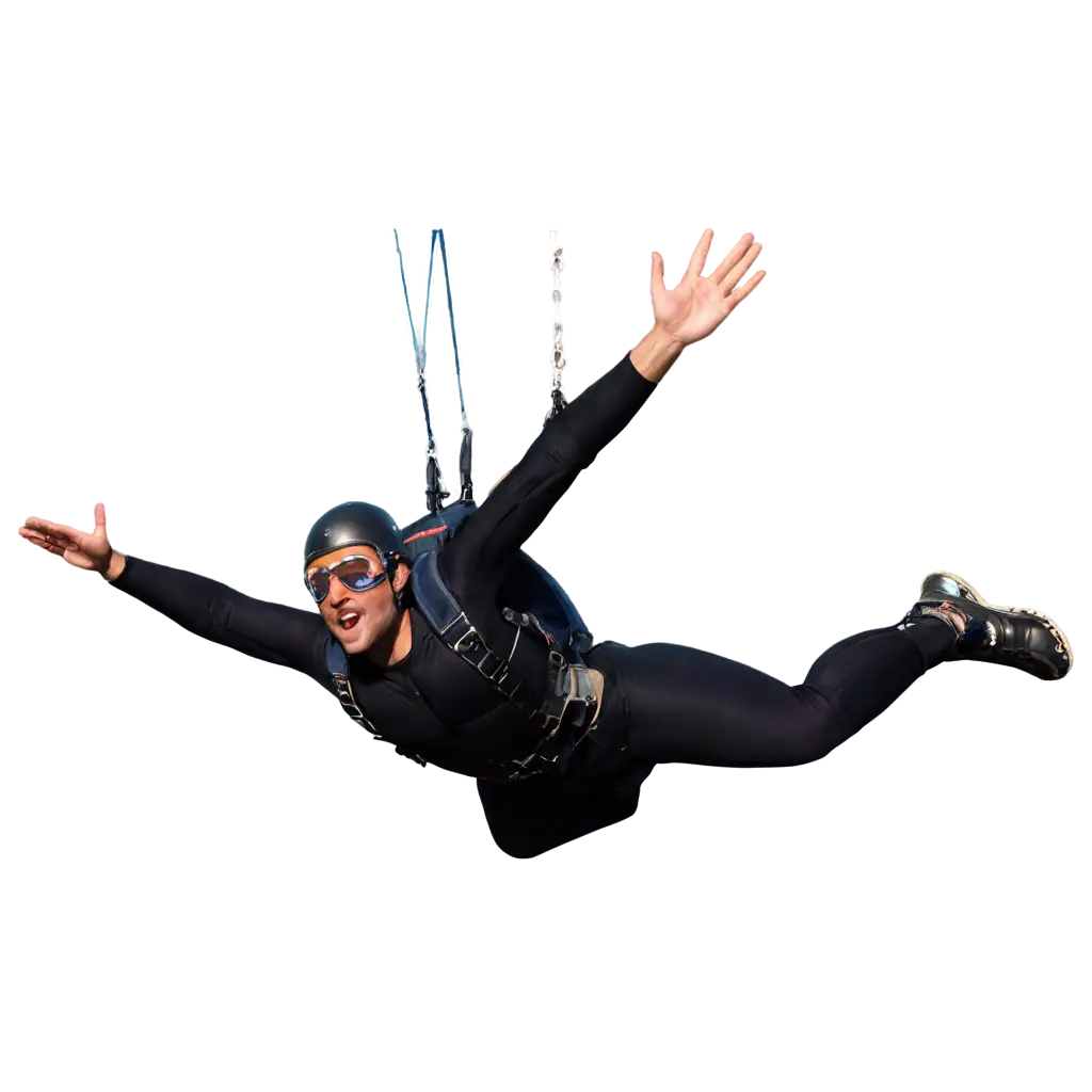 HighQuality-PNG-Image-of-a-Man-Skydiving-Enhancing-Thrill-and-Clarity