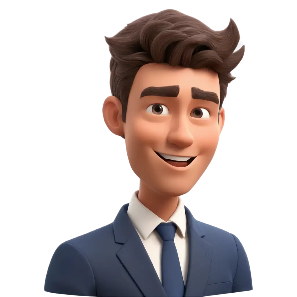 PNG-Image-of-the-Head-of-One-Young-Professional-Businessman-Cartoon-and-3D-Version