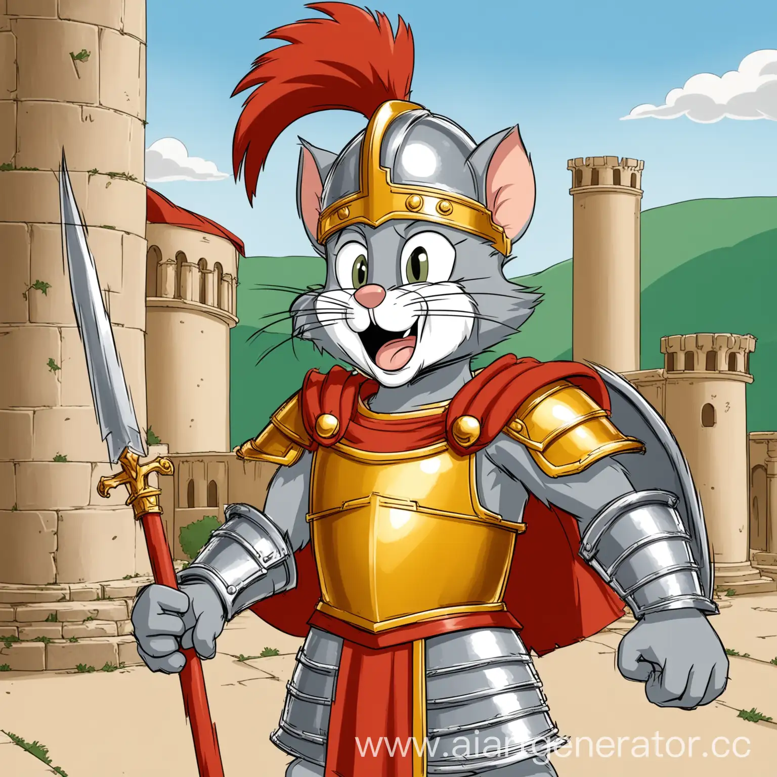 Tom-from-Tom-and-Jerry-Cartoon-in-Roman-Centurion-Armor