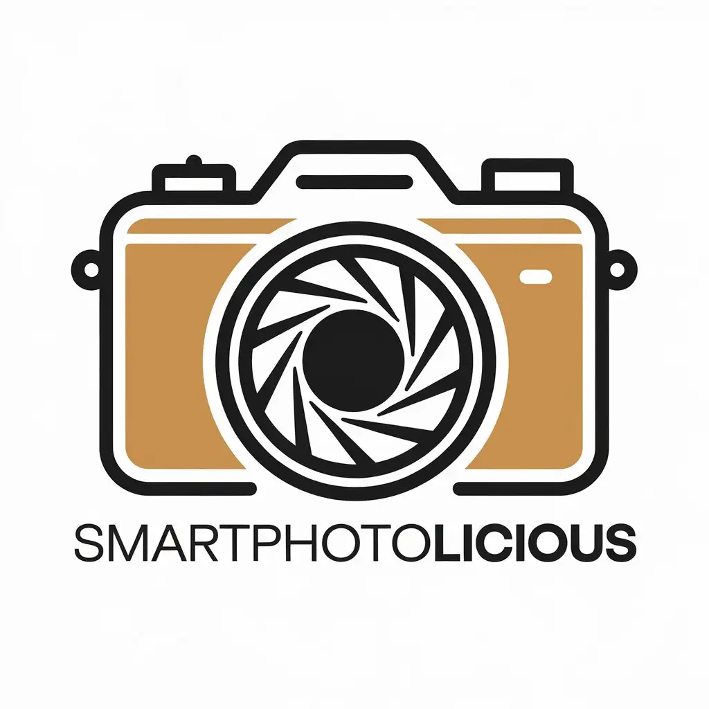 LOGO Design for Smartphotolicious Vector Camera Symbol for Technology Industry