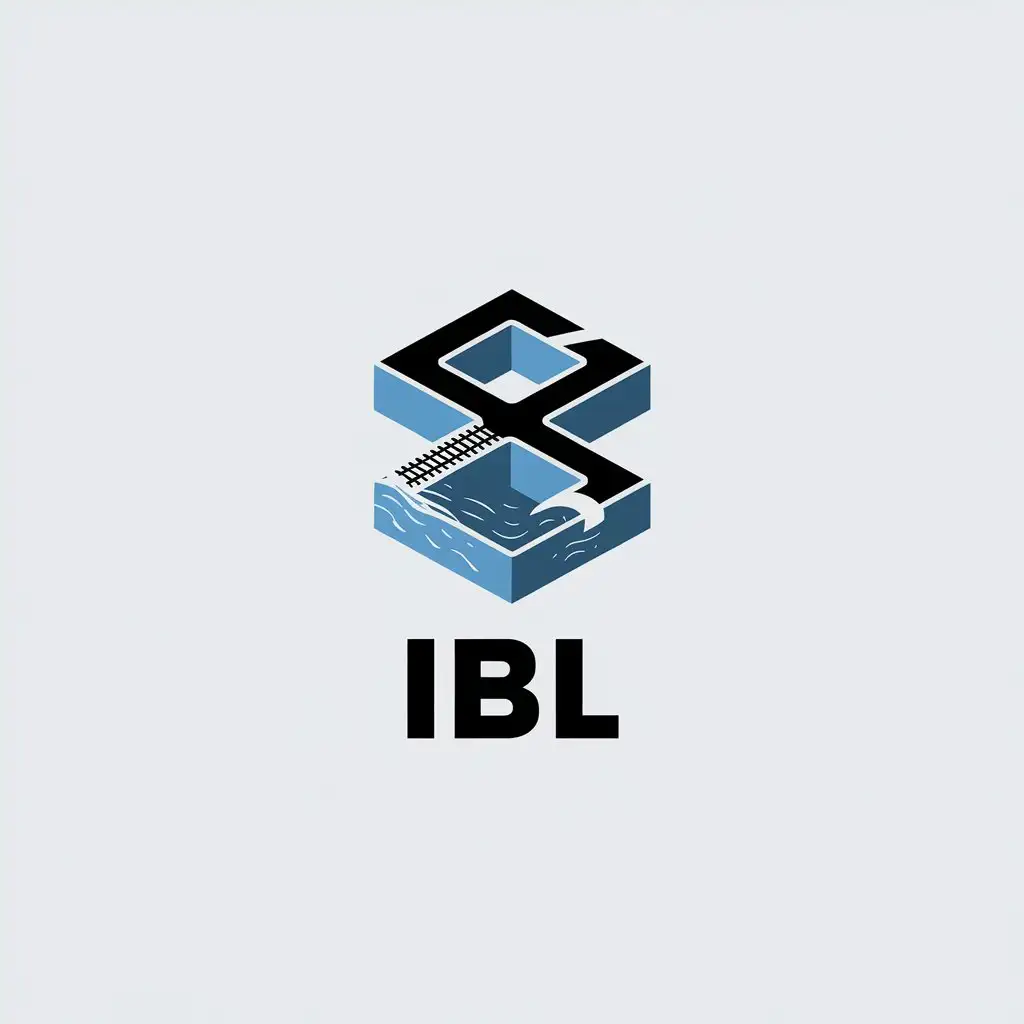 LOGO-Design-For-IBL-3D-Minimalism-with-Roads-Water-Rails-Ground-and-Air-Paths