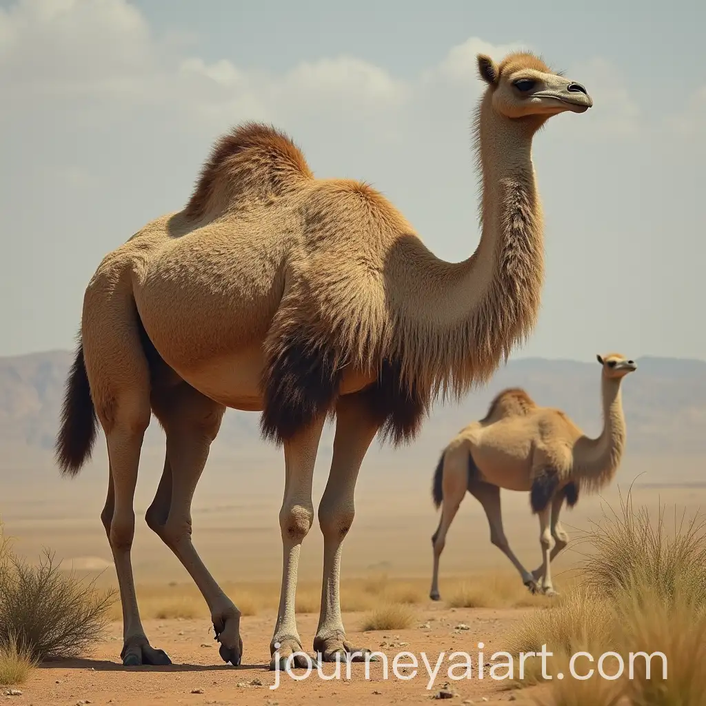 Ostrich-Camel-Hybrid-Animal-in-Fantasy-Setting