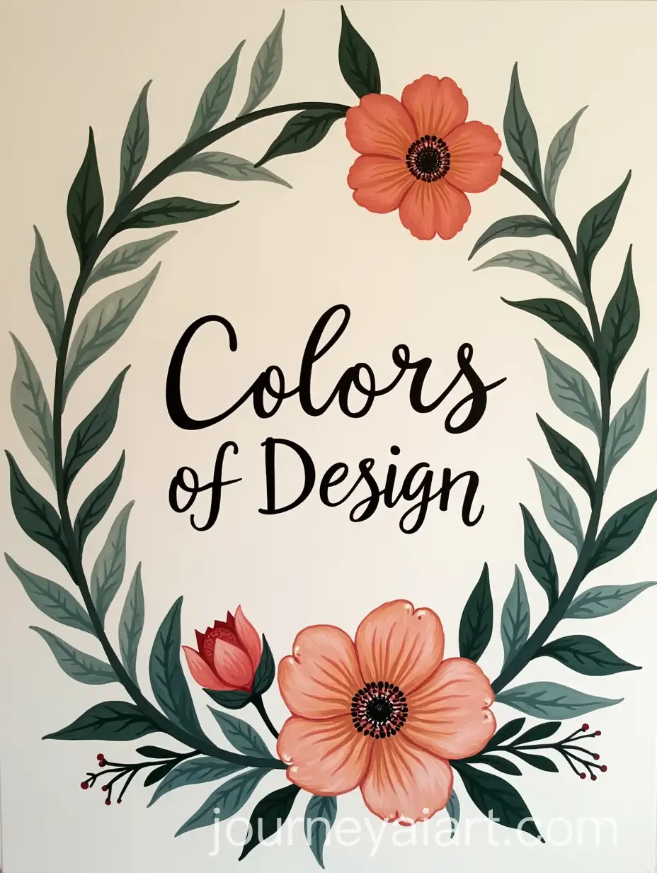 Flower-Sign-with-COLORS-OF-DESIGN-in-Natural-Style