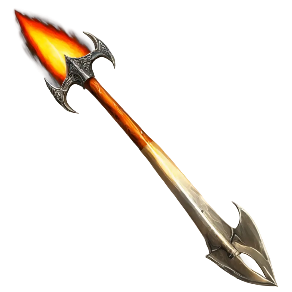 Fiery-TwoHanded-Claymore-PNG-Black-Blade-with-Gold-Handle-and-Dark-Orange-Flames