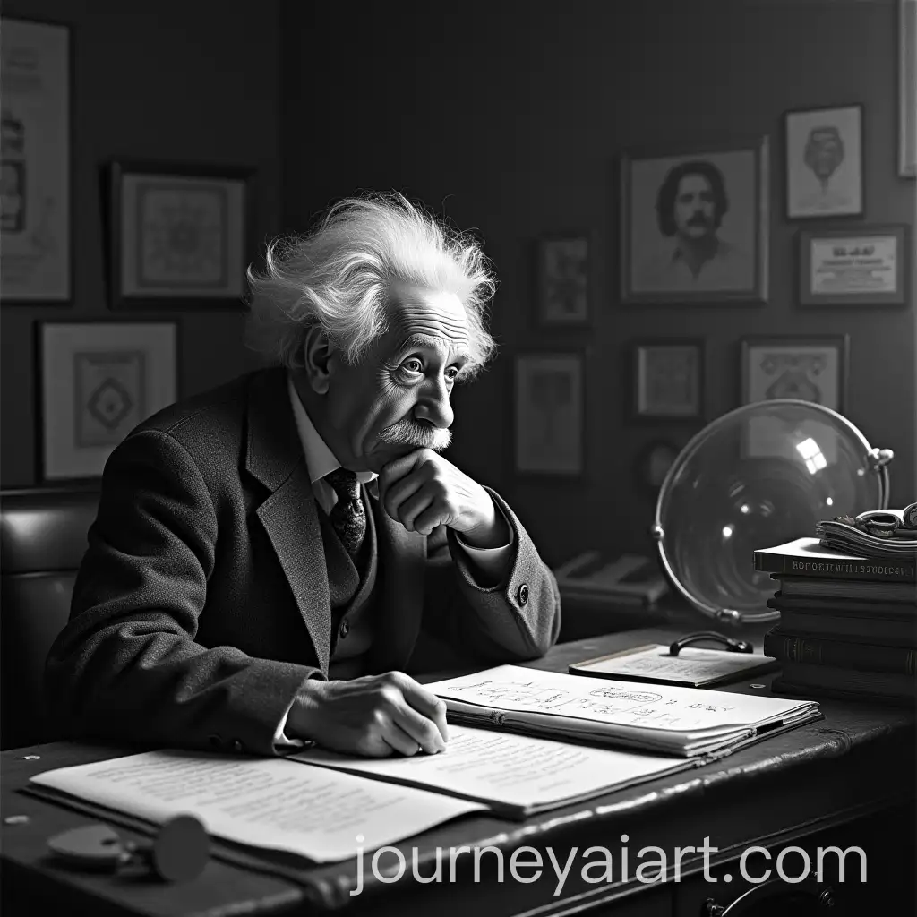 Albert-Einstein-Deep-in-Thought-in-His-StudyAI-Image-Prompt-Expansion-with-Equations-and-Cosmic-Symbols