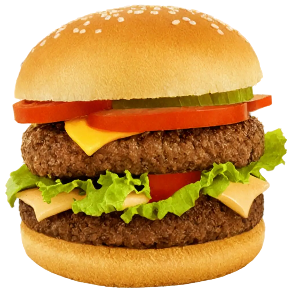 Delicious-Burger-PNG-Enhance-Your-Culinary-Imagery-with-HighQuality-Graphics