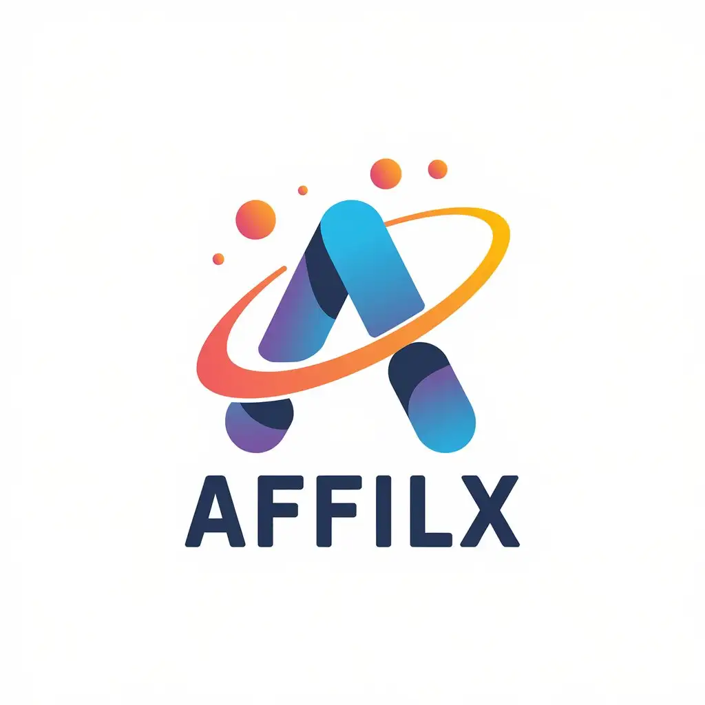 LOGO Design for Affilx Modern Vector with Clear Background