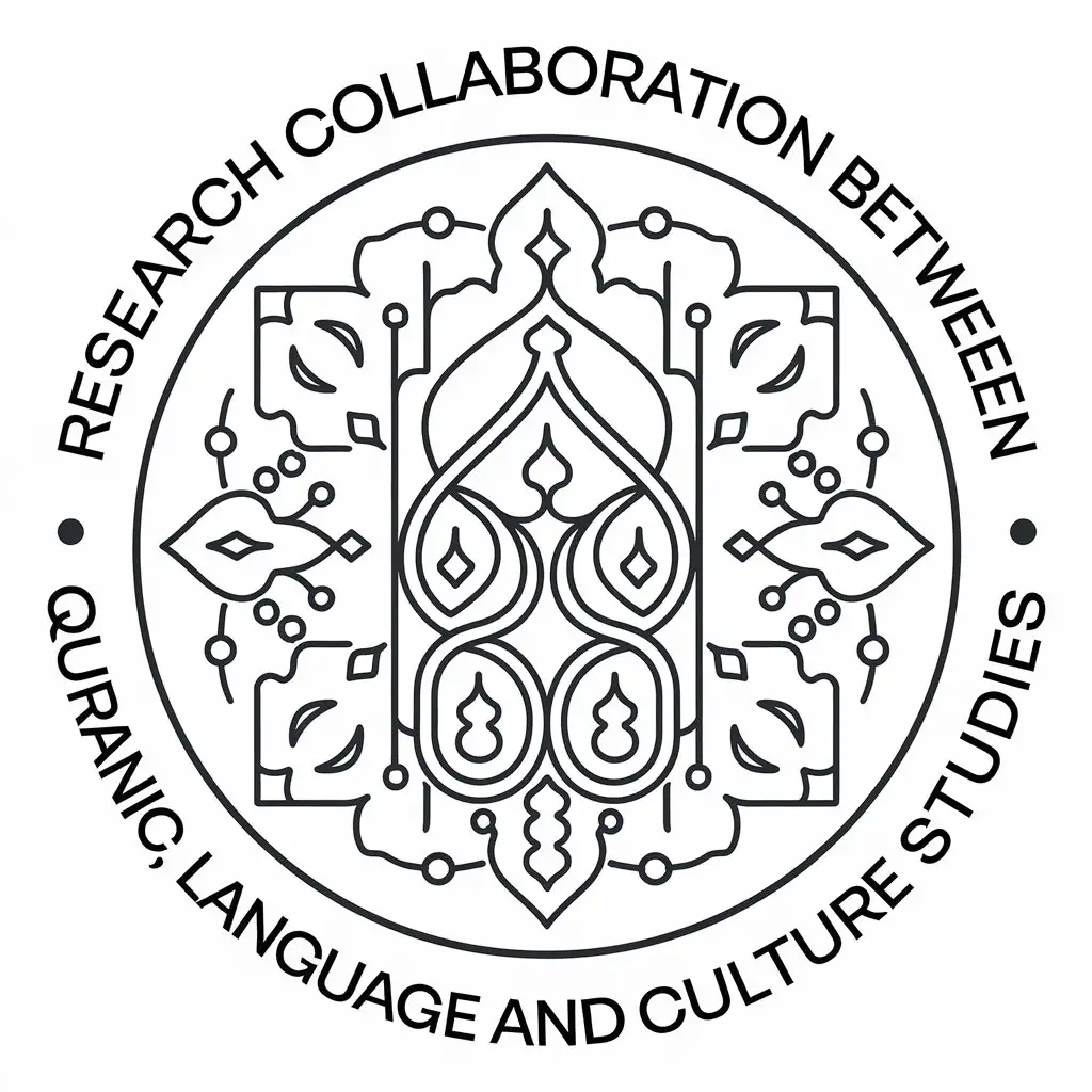 LOGO-Design-for-Research-Collaboration-Between-Quranic-Language-and-Culture-Studies-Islamic-Art-in-Thin-Lines-for-Religious-Industry