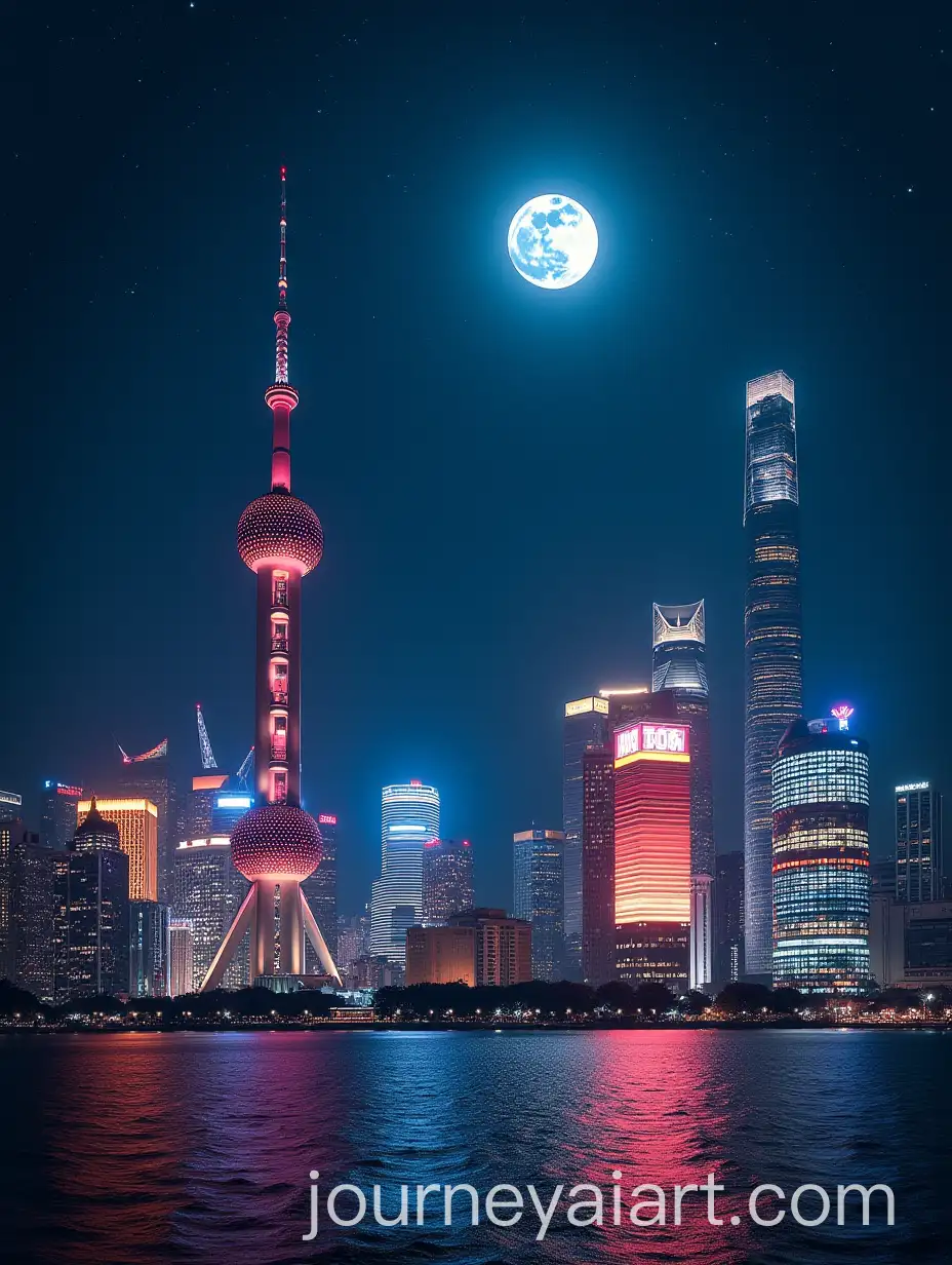 Vibrant-Neon-Skyline-of-1930s-Shanghai-Under-a-Starry-Night