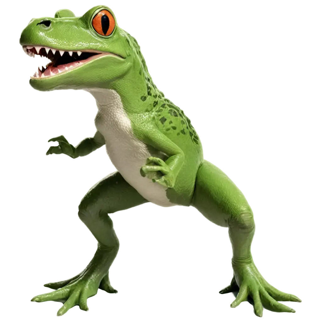 Frog-TRex-PNG-Image-A-Unique-Dinosaur-Hybrid-for-Creative-Projects