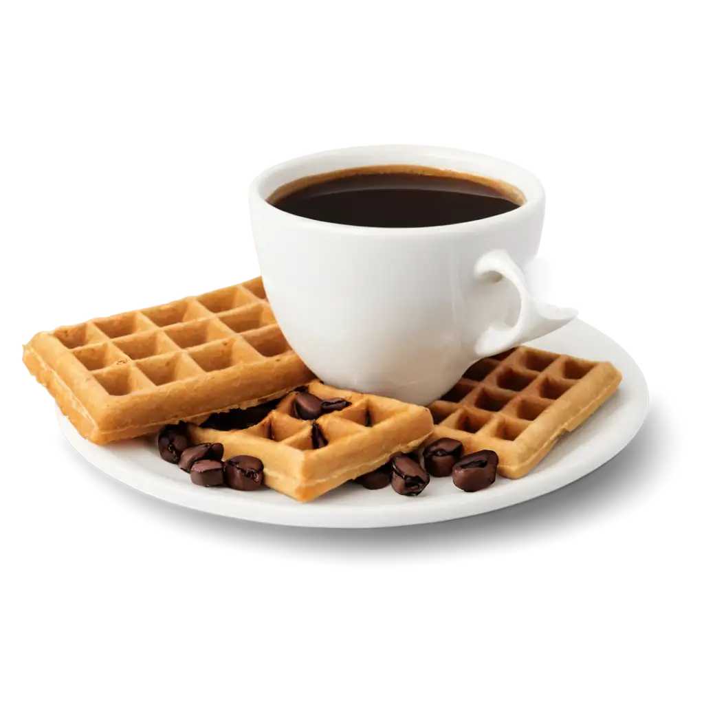 Coffee-with-Waffles-PNG-Image-Warmth-and-Delight-in-Every-Pixel